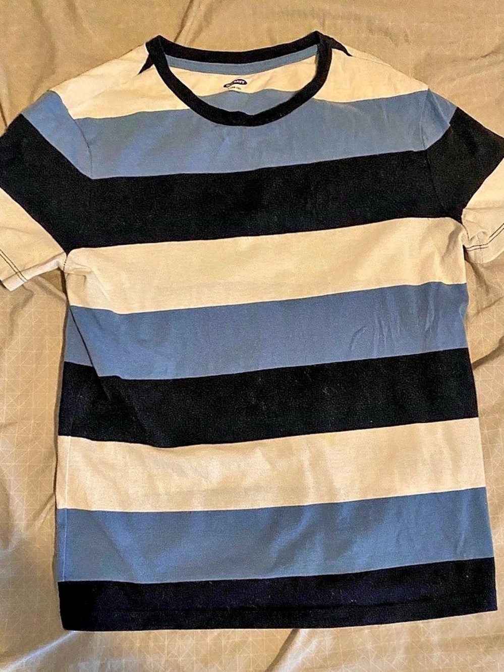 Old Navy Boys' Striped Short Sleeve Tee Size Large